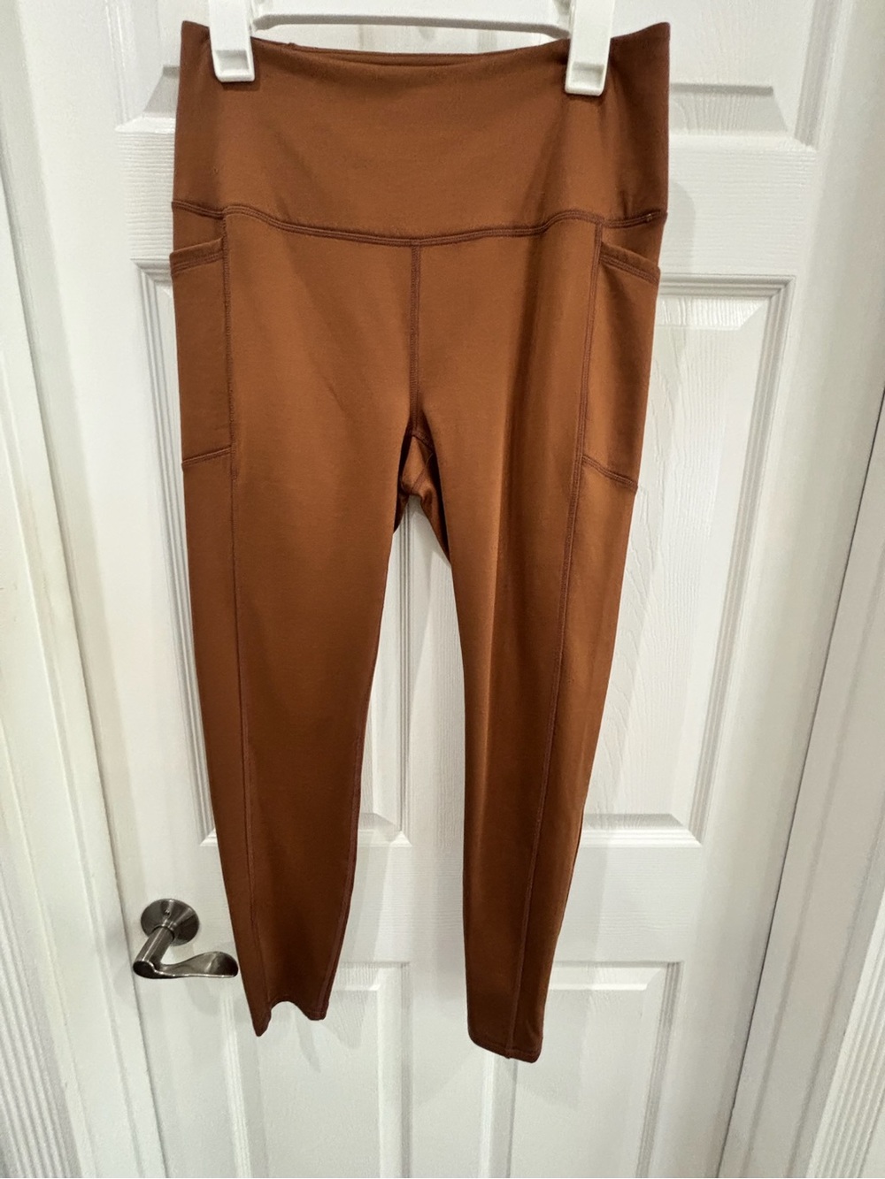 Spyder Brown High-Waist Pocket Leggings